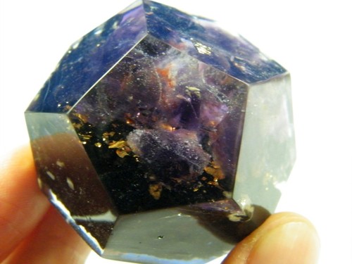 Dodekaeder amethyst - dodekaeder, +
