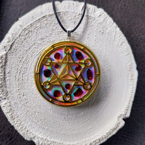 Orgonit anhänger merkaba mit - orgonit,