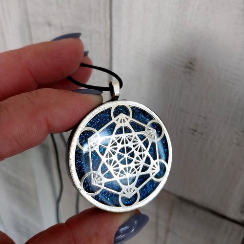 Orgonit anhänger mit metatron - orgonit,