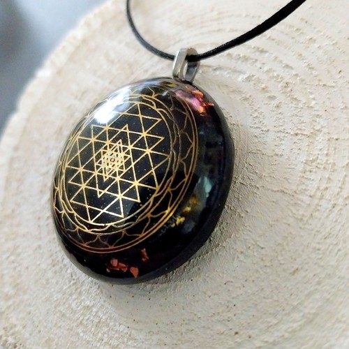 Orgonit anhänger shri yantra - shri,