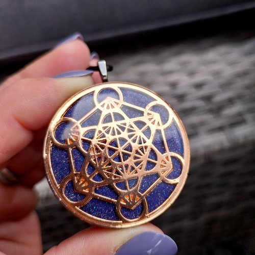 Orgonit anhänger mit metatron - orgonit,