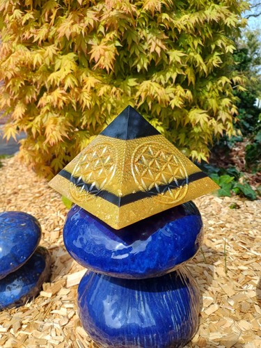 Orgonit orgon gold pyramide - orgonit,